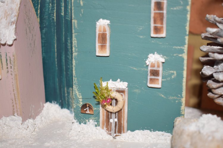 Rękodzieło , Handmade - domki , Domek zimowy ver2.