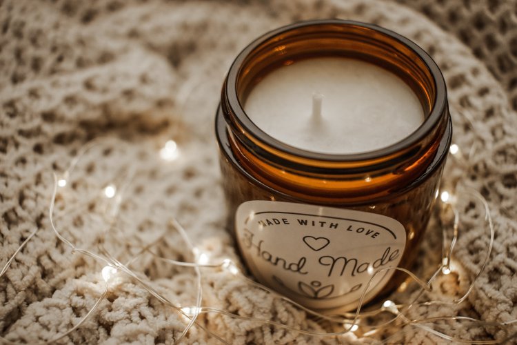 świeca sojowa zapachowa handmade 
