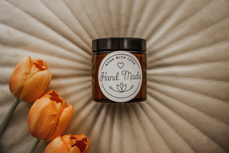 świeca sojowa zapachowa handmade 