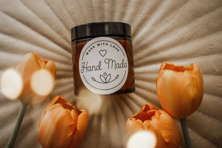 świeca sojowa zapachowa handmade 