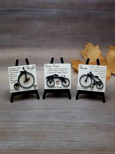 Rower Vintage Personalizowany Magnes na lodówkę Event Dedykacja