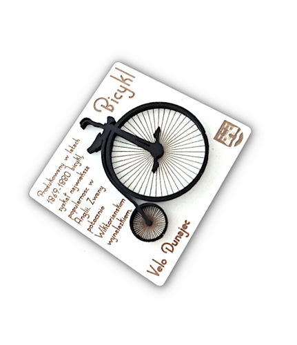 Rower Vintage Bicykl Personalizowany Magnes na lodówkę Event Dedykacja Velo Dunajec