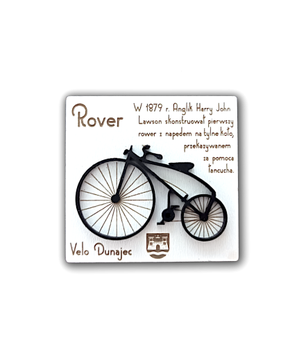 Rower Vintage Personalizowany Magnes na lodówkę Event Dedykacja Velo Dunajec