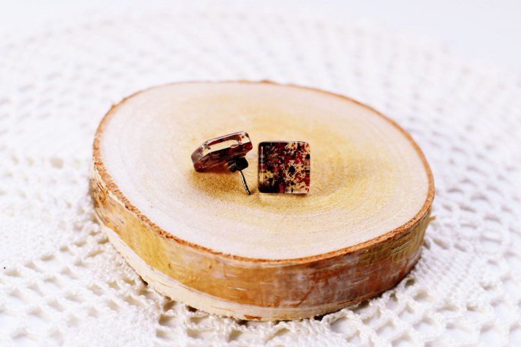 Kolczyki ze szkła weneckiego