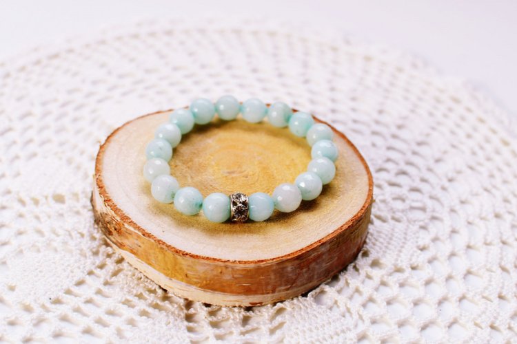 Bransoletka z ametystów