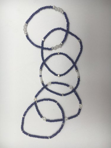 Granatowe błyskotki