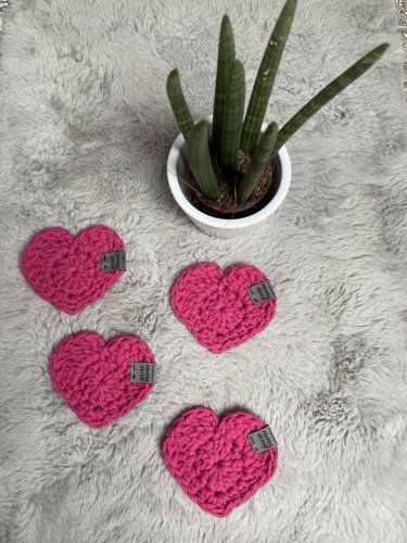 Serduszko podkładki pod kubki