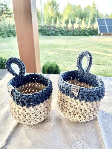 Koszyczki do łazienki lub kuchni