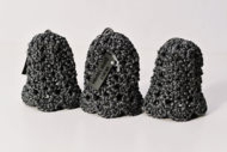 Grafitowe bożonarodzeniowe dzwonki