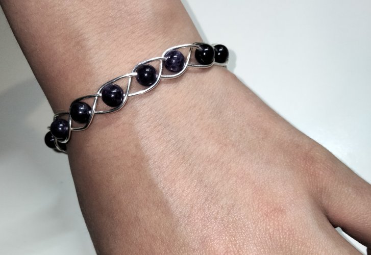 Bransoletka z ametystem