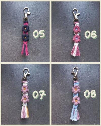 Brelok Kwiat MINI - różne kolory