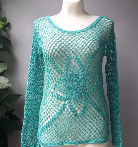 Letnia siateczka w turkusie