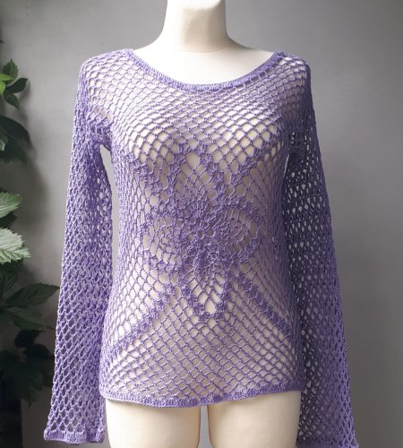 Letnia siateczka w lila