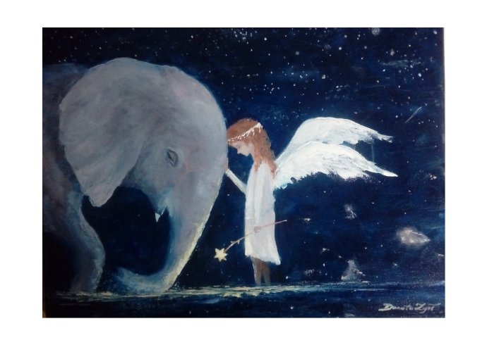 Forever, ręcznie malowany obraz olejny