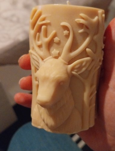 Świeca sojowa Jeleń 3D