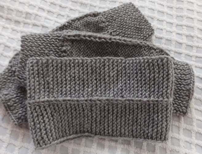 komplet opaska na głowę i ocieplacze na zimę