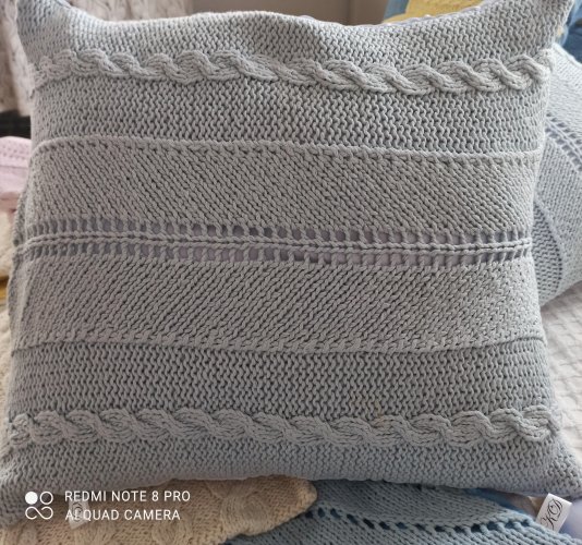 komplet poszewek bladoniebieskich