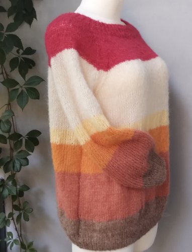 Alpaka z jedwabiem w kolorach jesieni