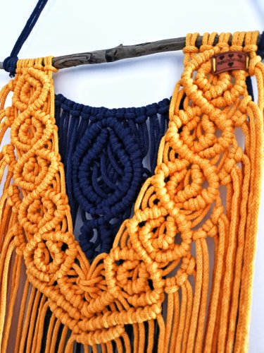 Ogłoszenie sprzedażowe – Makrama na ścianę handmade