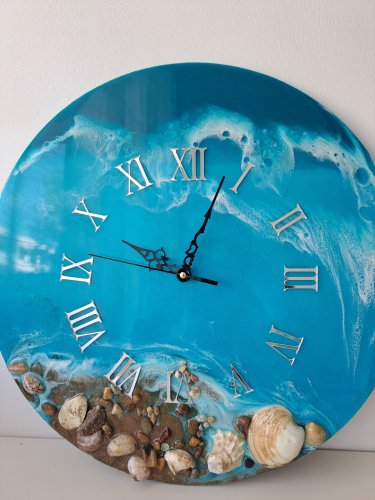 Zegar ścienny żywicy epoksydowej