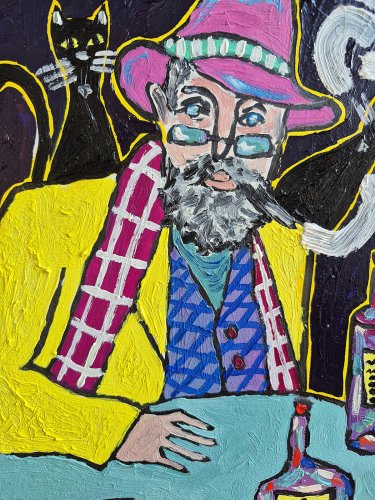 obraz olejny elegancja w chaosie