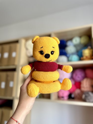 Miękka piramidka dla dzieci – uroczy miś